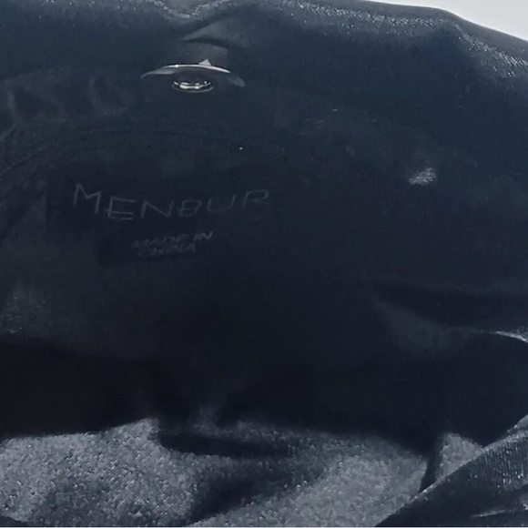 MENBUR Black Evening Bag Short Strap Handbag Pocketbook Purse Gemstones - Picture 5 of 6